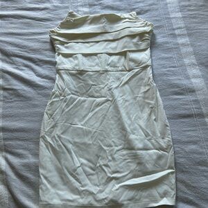 Blue Blush White Mini Dress